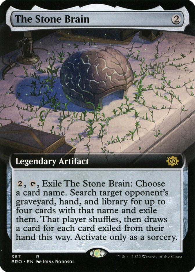 The Stone Brain card front
