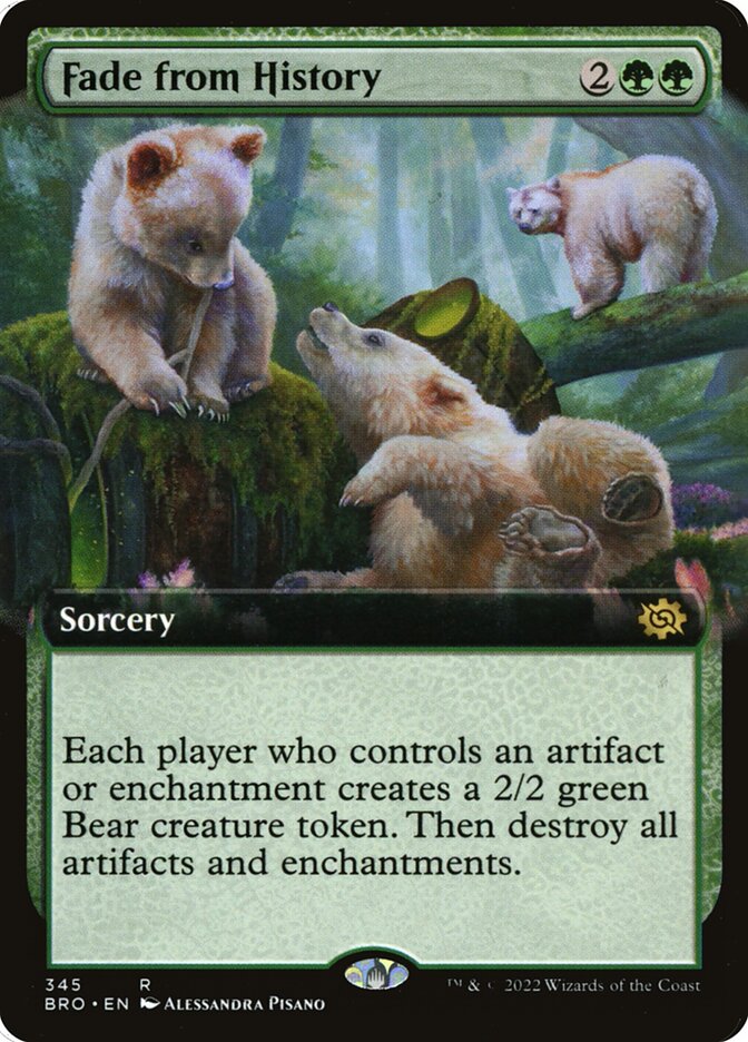 Fade from History card front
