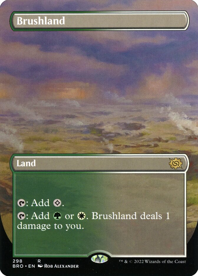 Brushland card front