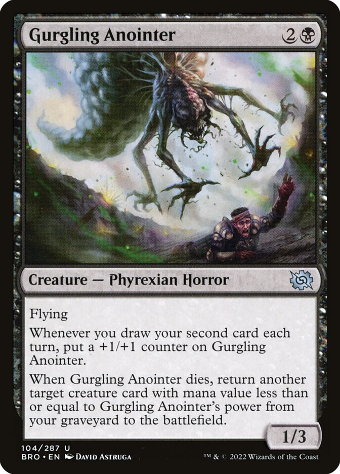 Gurgling Anointer card front