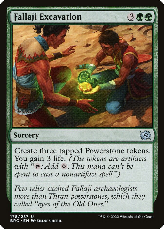 Fallaji Excavation card front