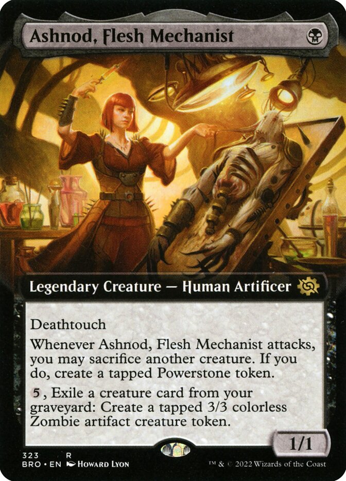 Ashnod, Flesh Mechanist card front