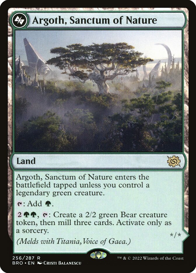 Argoth, Sanctum of Nature card front