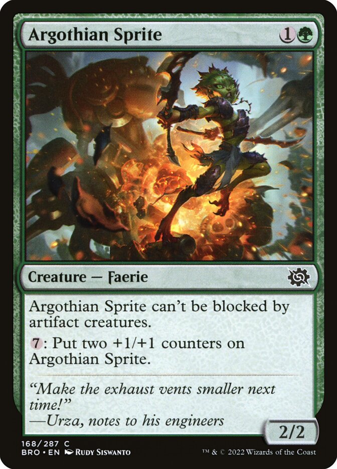 Argothian Sprite card front