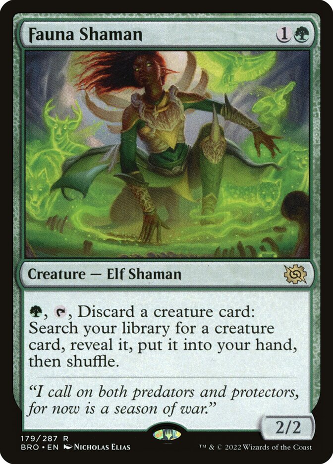 Fauna Shaman card front