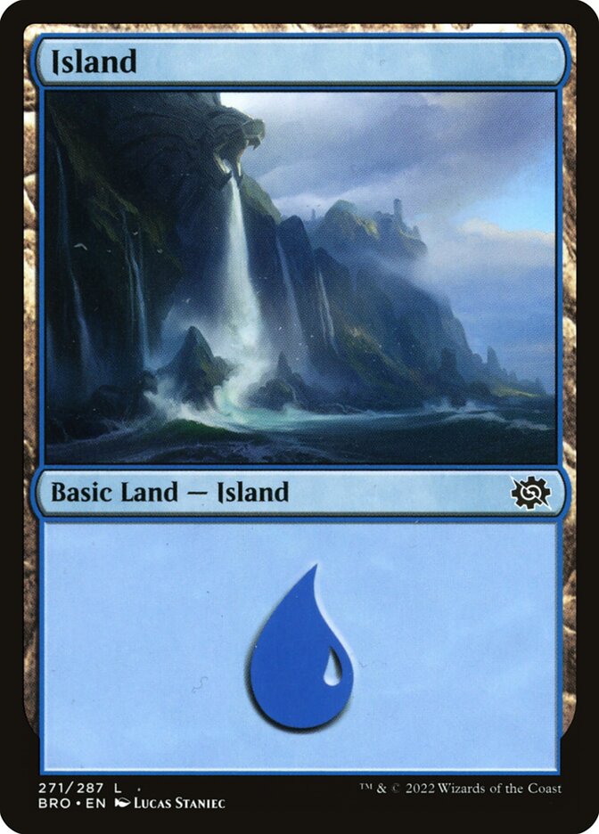 Island card front
