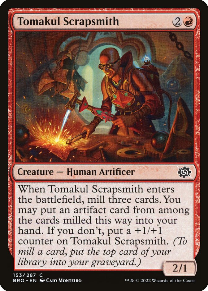 Tomakul Scrapsmith card front