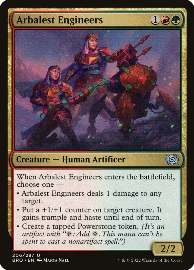 Arbalest Engineers card front