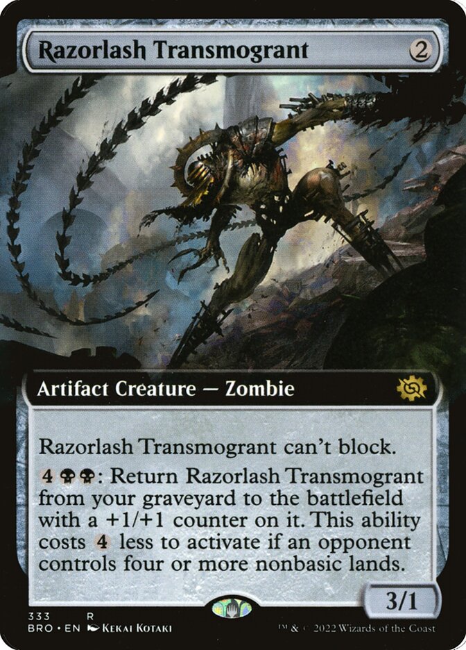 Razorlash Transmogrant card front
