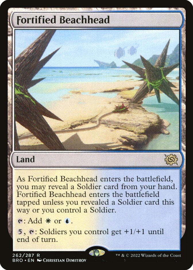 Fortified Beachhead card front