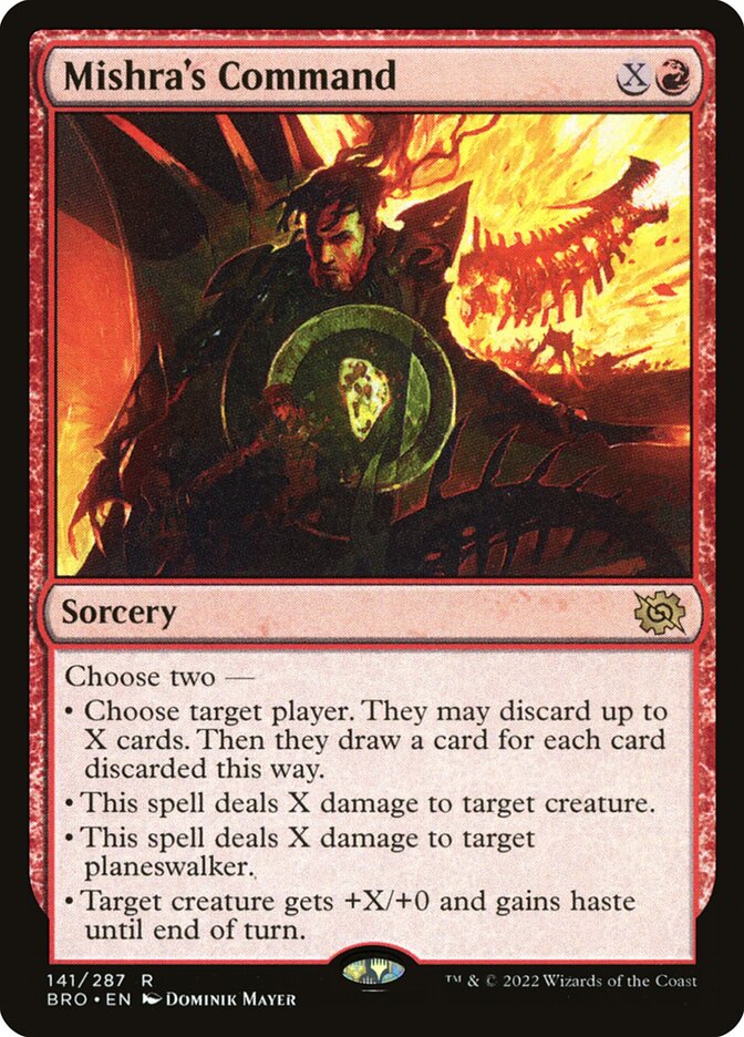 Mishra's Command card front