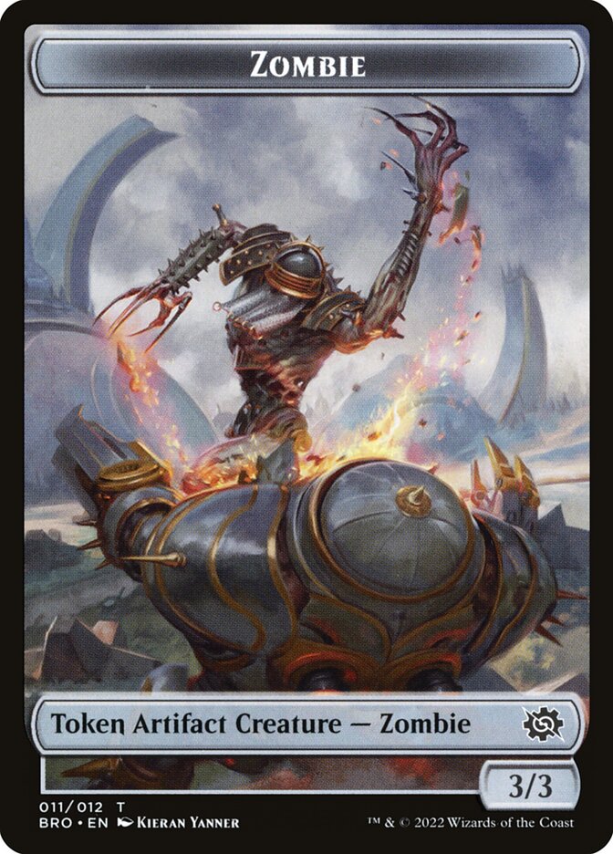Zombie card front