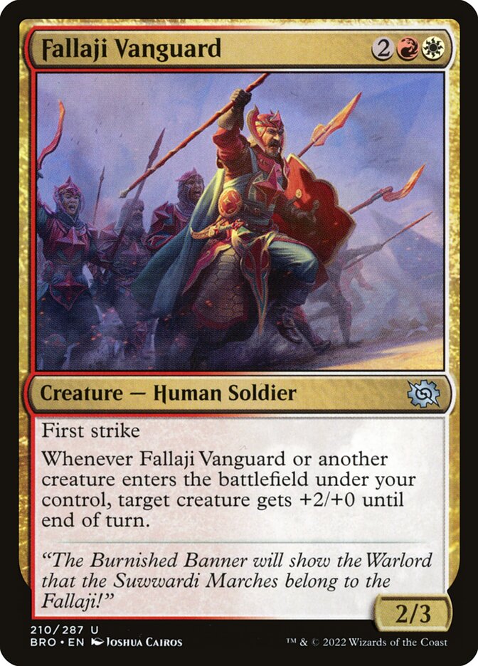Fallaji Vanguard card front