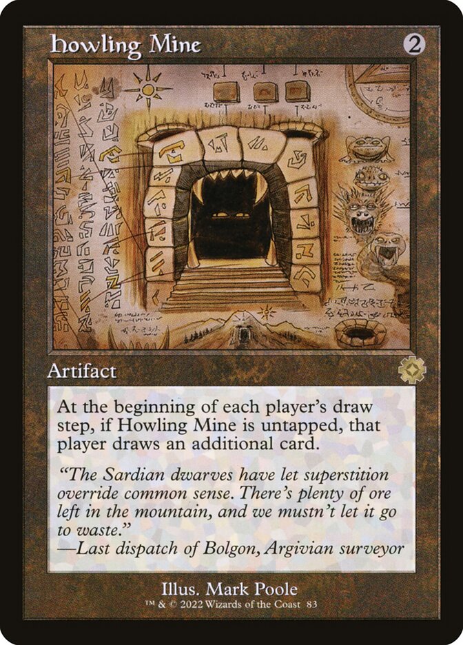 Howling Mine card front