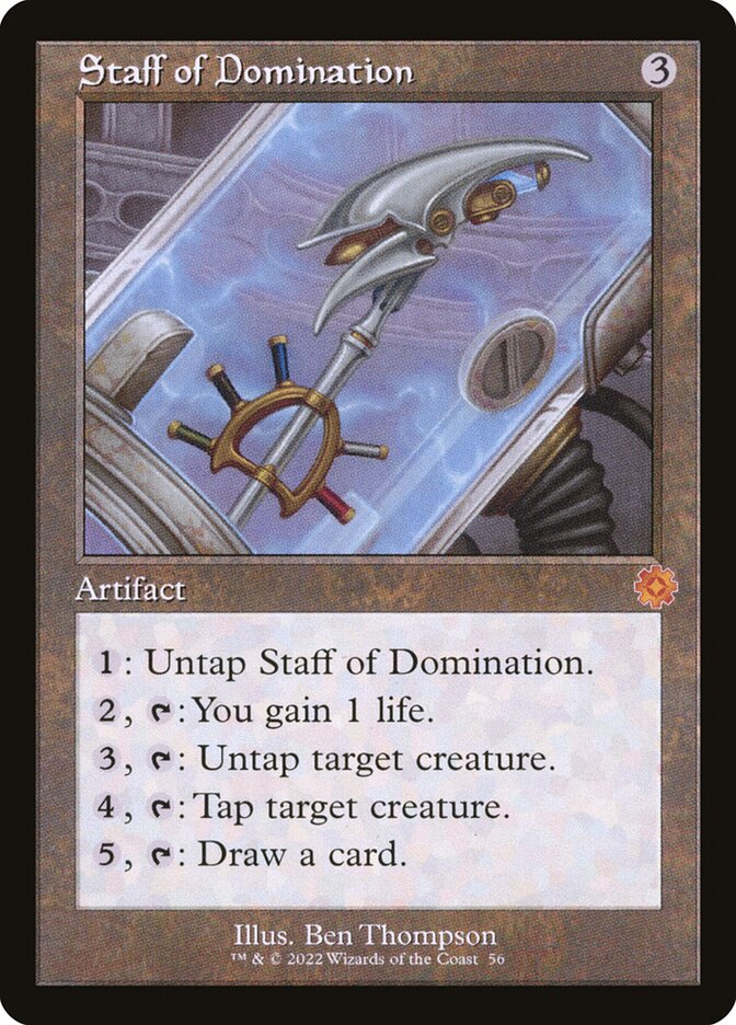 Staff of Domination card front