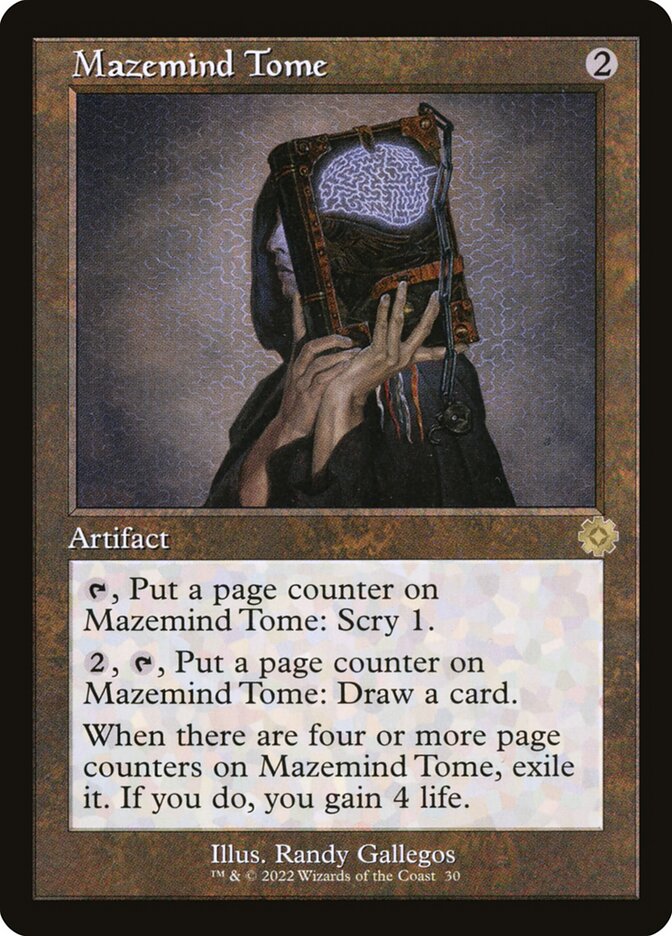 Mazemind Tome card front