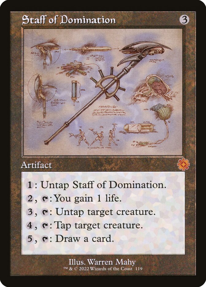 Staff of Domination card front