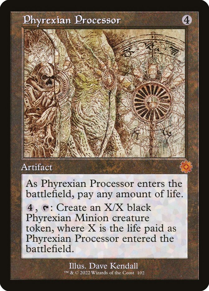 Phyrexian Processor card front