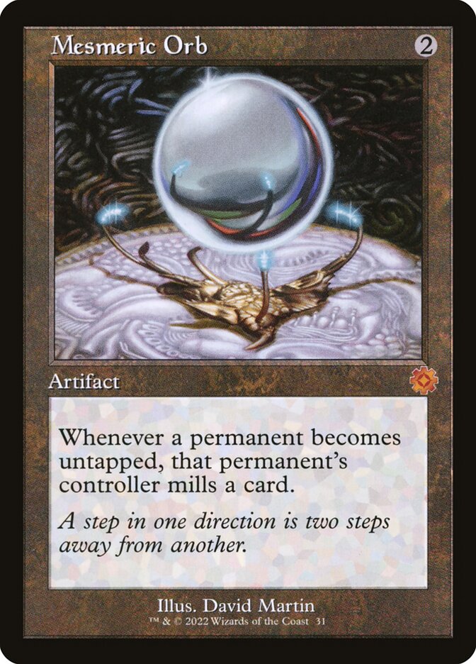 Mesmeric Orb card front