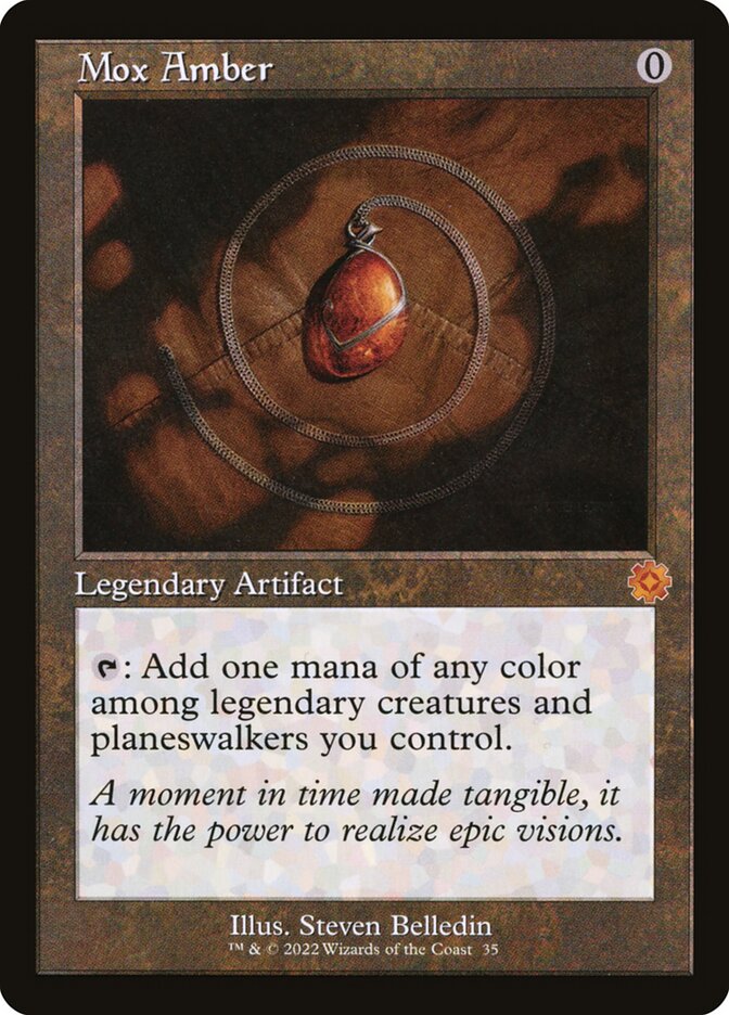 Mox Amber card front