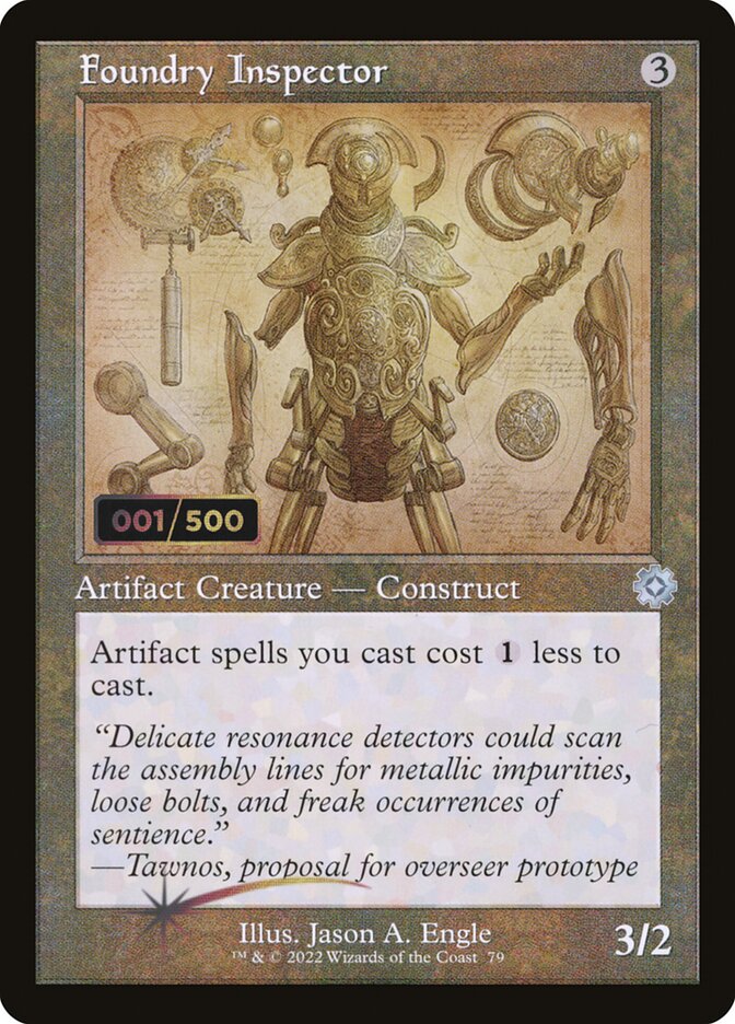 Foundry Inspector card front