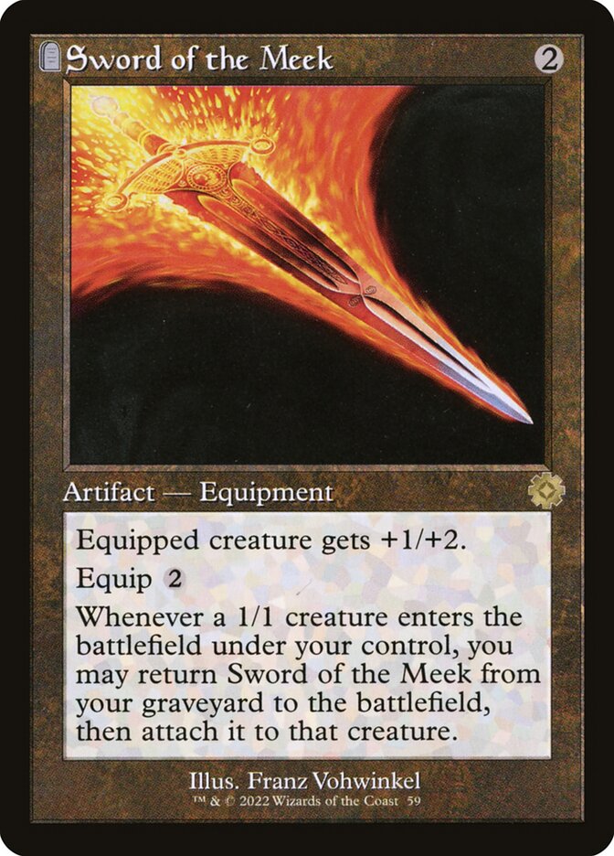 Sword of the Meek card front