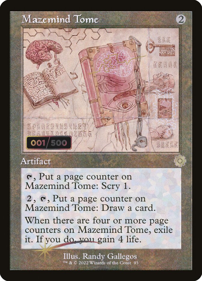 Mazemind Tome card front