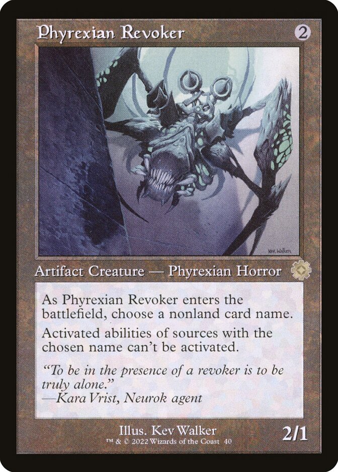 Phyrexian Revoker card front