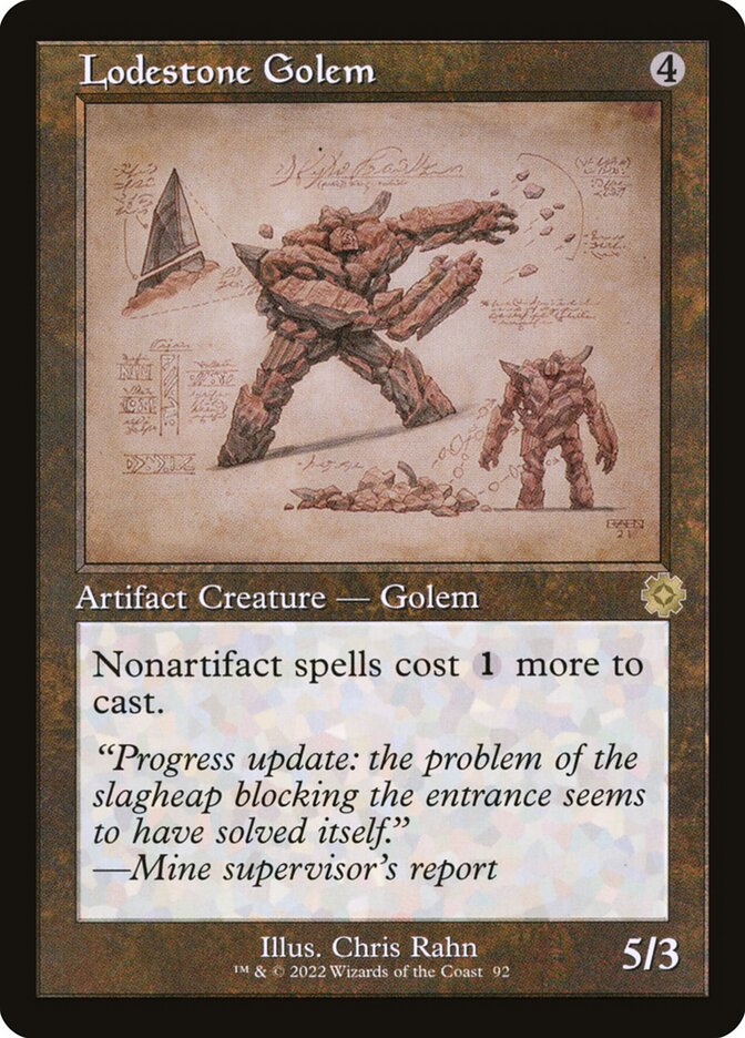 Lodestone Golem card front
