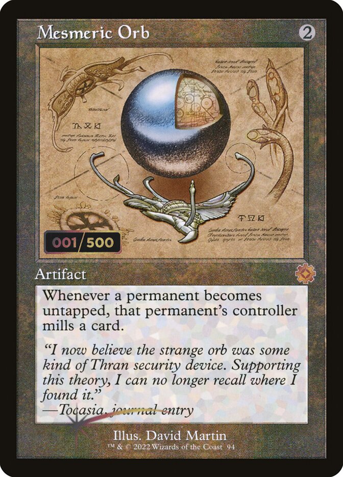 Mesmeric Orb card front