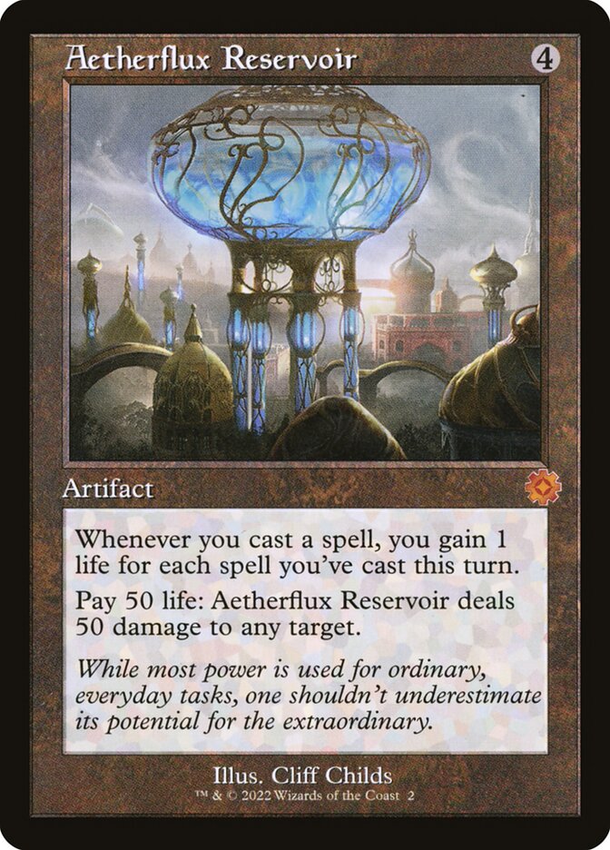 Aetherflux Reservoir card front