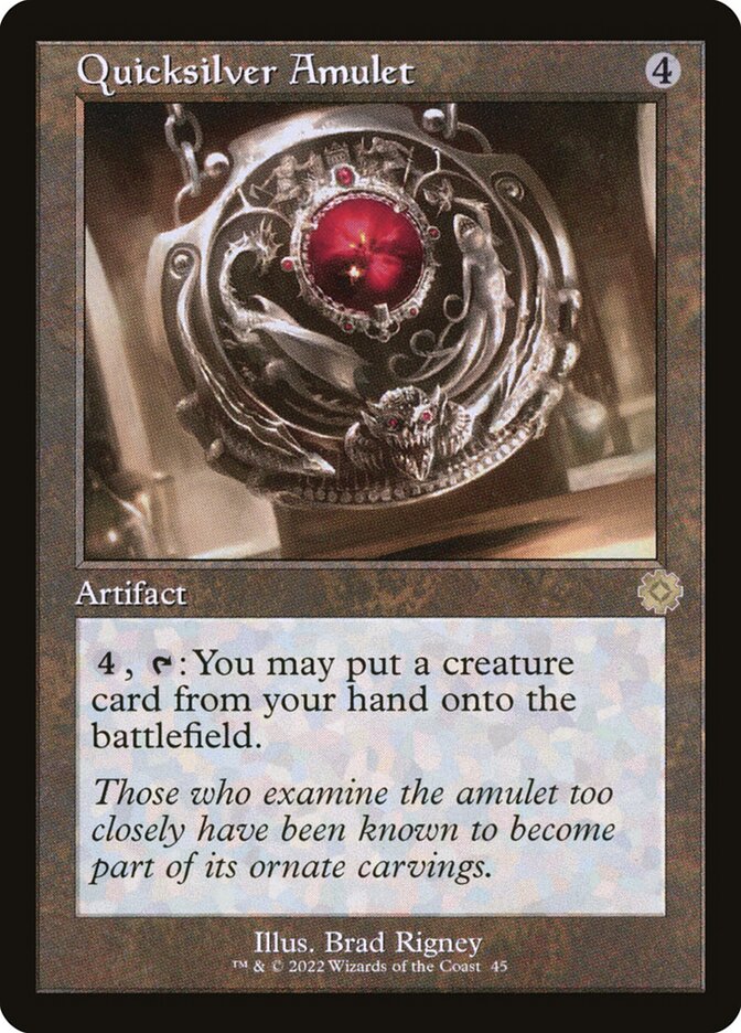 Quicksilver Amulet card front