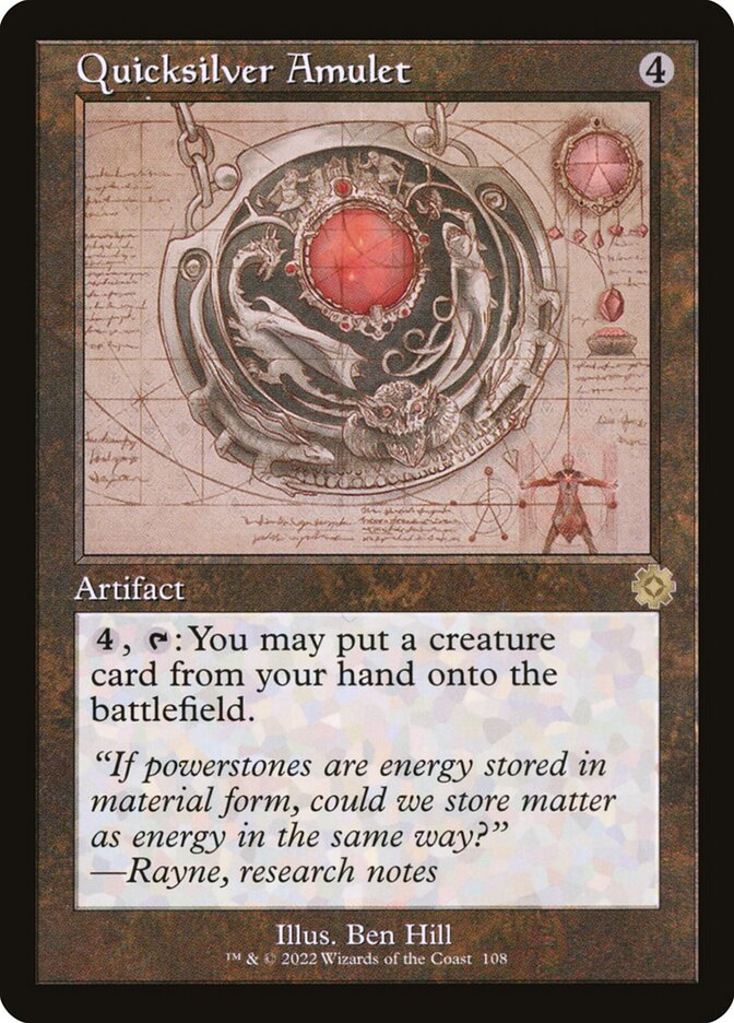 Quicksilver Amulet card front