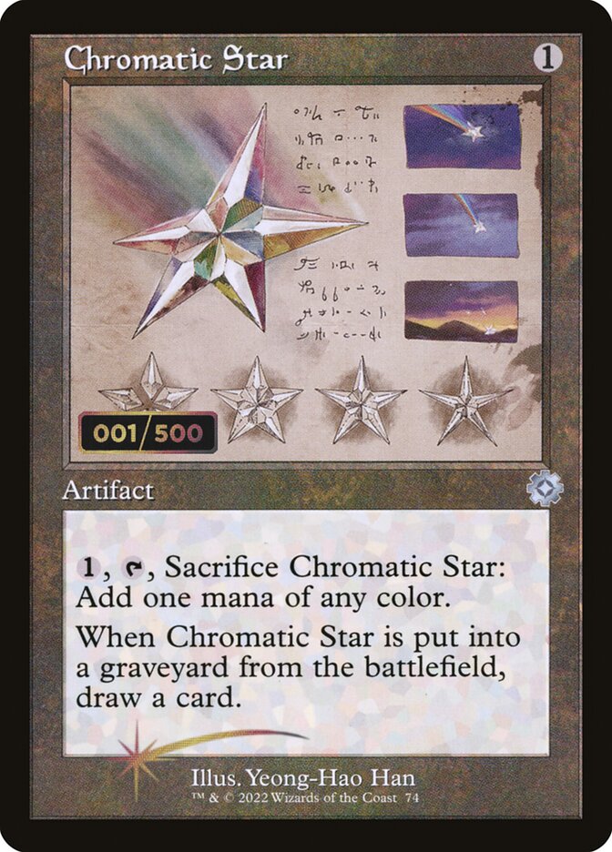 Chromatic Star card front