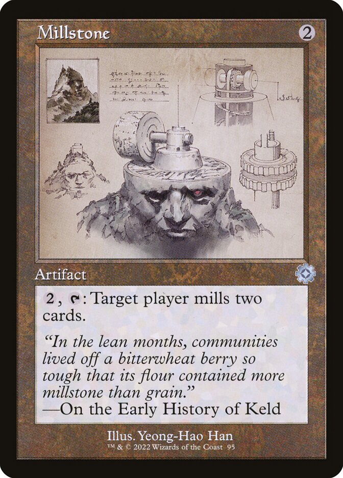 Millstone card front
