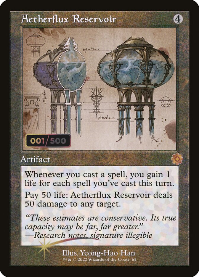Aetherflux Reservoir card front