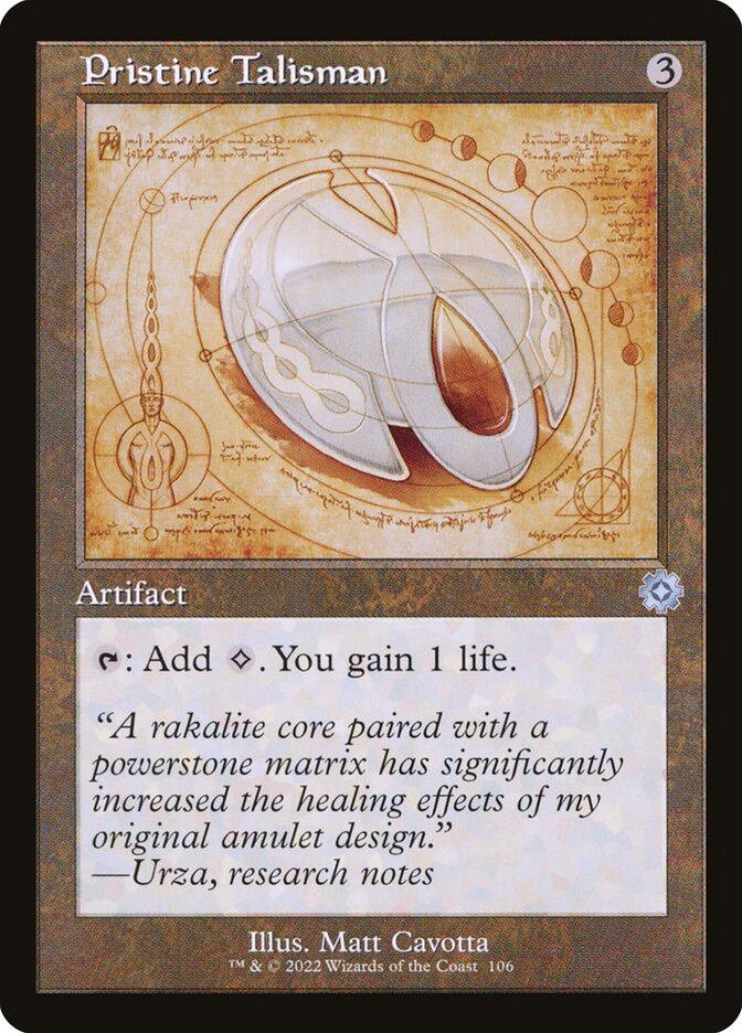 Pristine Talisman card front