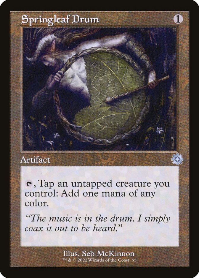 Springleaf Drum card front