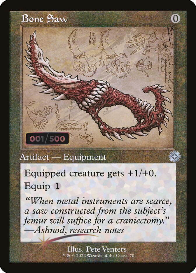 Bone Saw card front