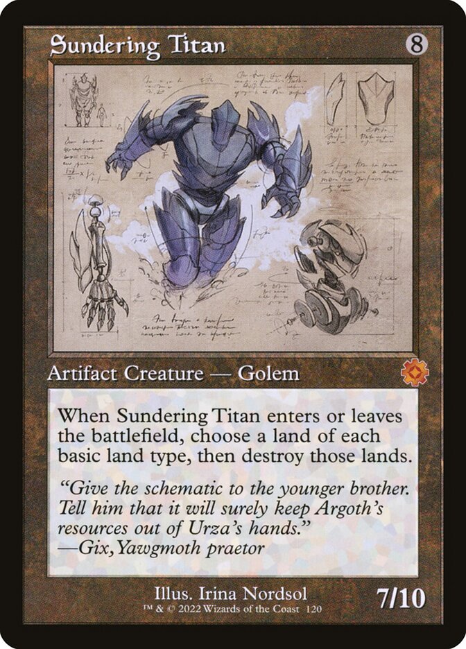 Sundering Titan card front