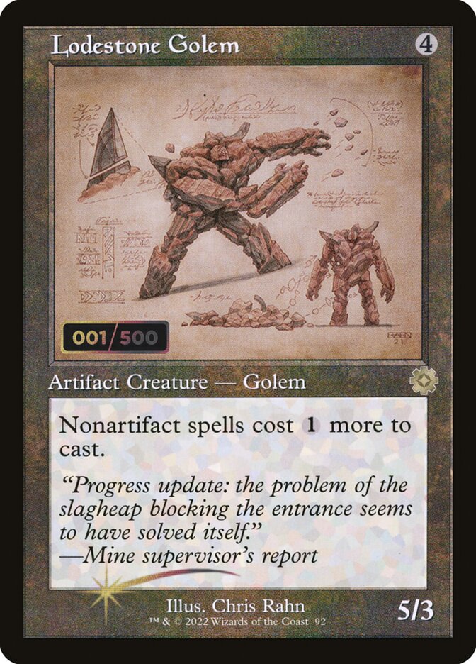 Lodestone Golem card front