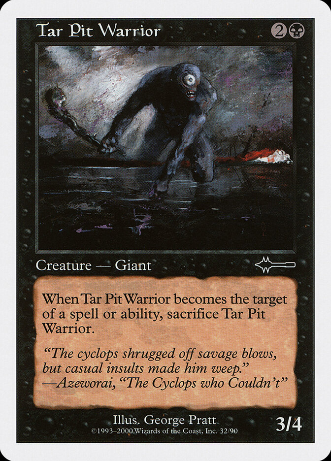 Tar Pit Warrior card front