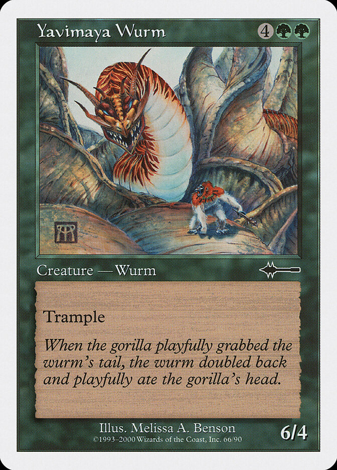 Yavimaya Wurm card front