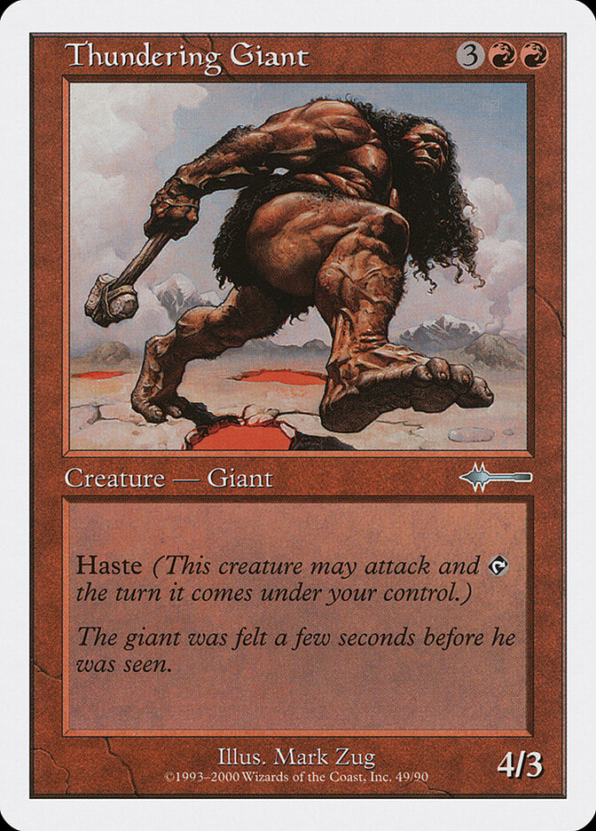 Thundering Giant card front