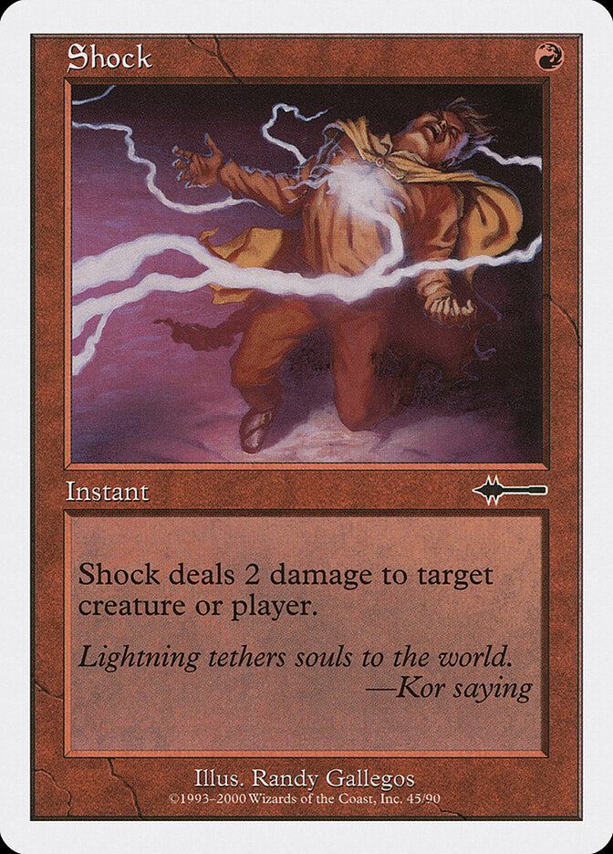 Shock card front