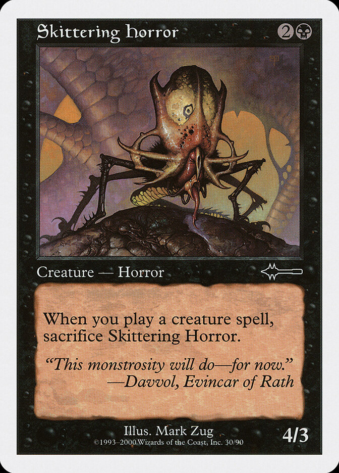 Skittering Horror card front