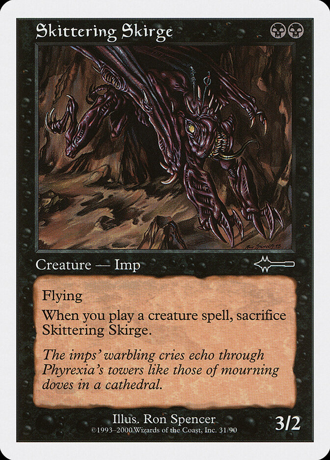 Skittering Skirge card front