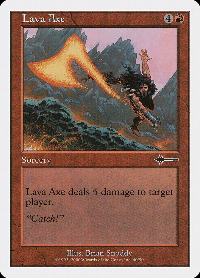 Lava Axe card front
