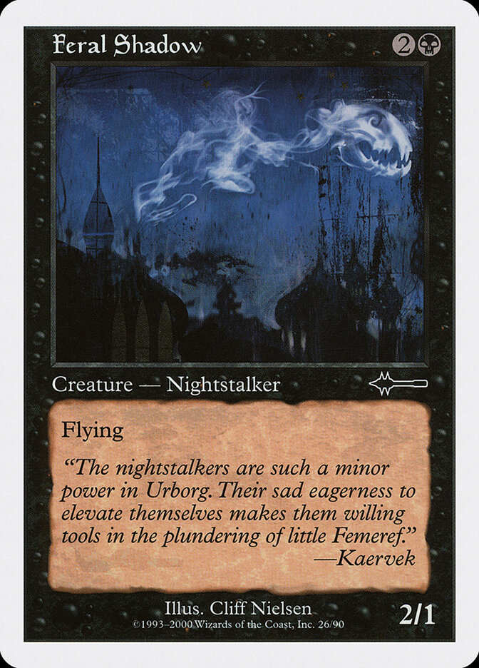 Feral Shadow card front