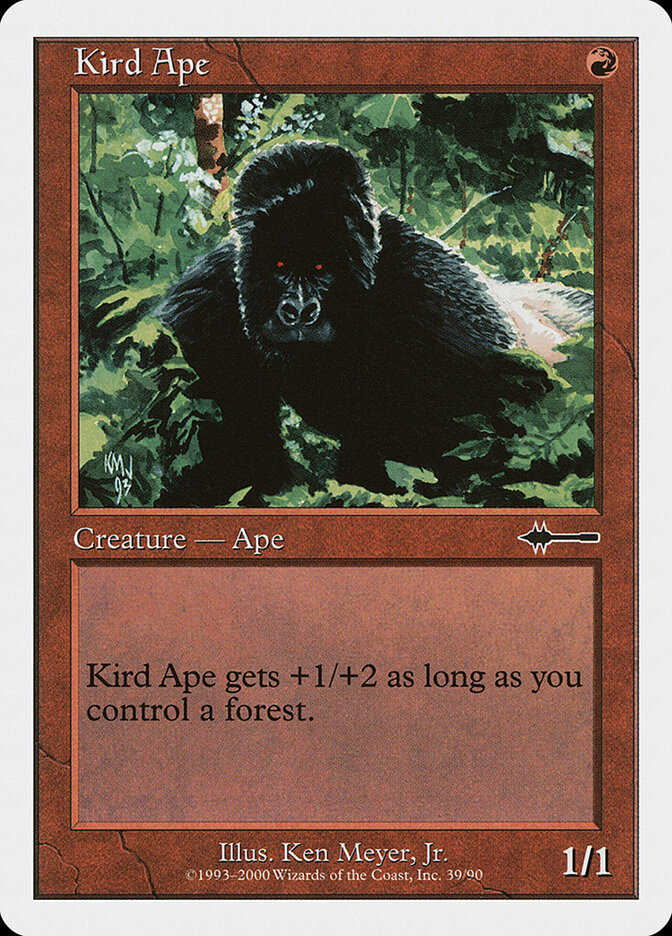 Kird Ape card front
